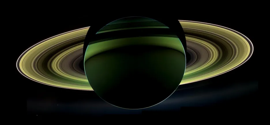 Saturn a jeho prstence