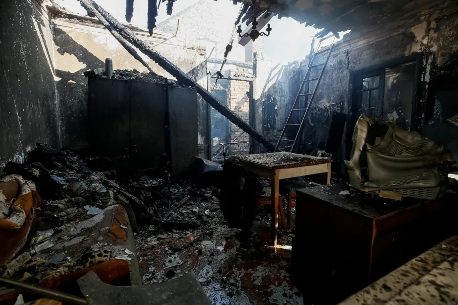 Výbuch muničního skladu u ukrajinské Kalynivky