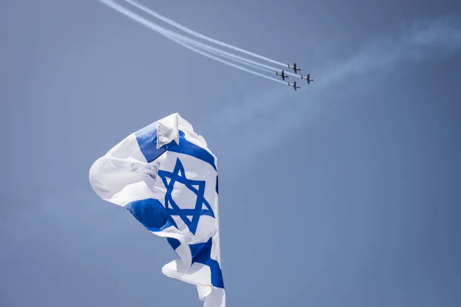 Vojenská přehlídka u příležitosti oslav 70. výročí nezávislosti Izraele