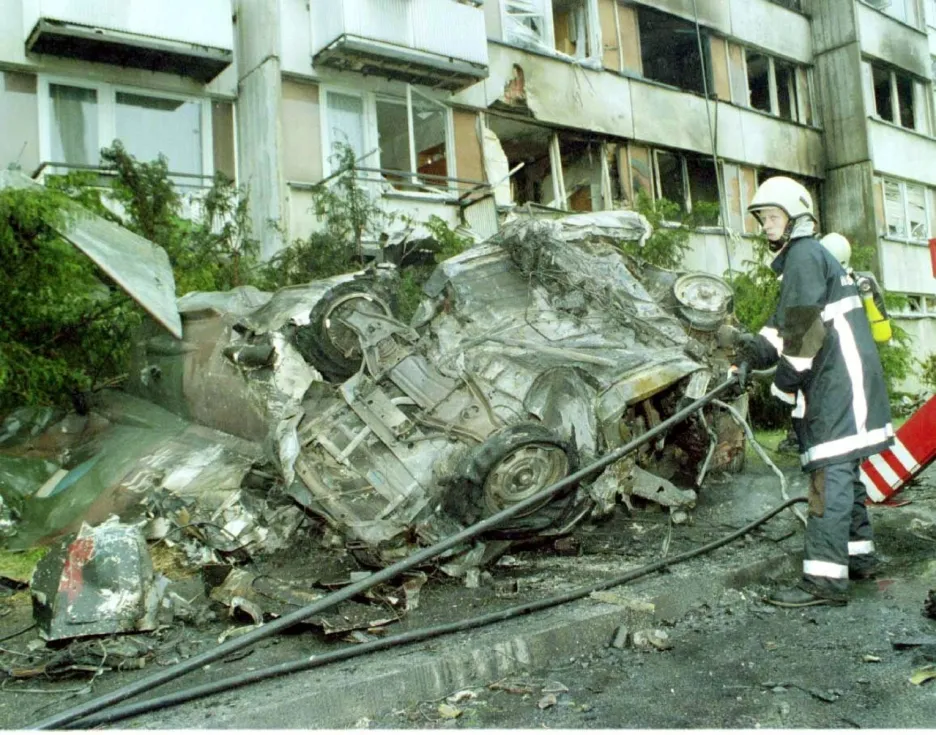 Srážka dvou letadel Mig-21 u Českých Budějovic v roce 1998