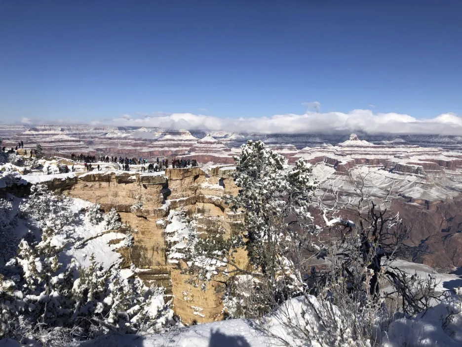 Nasněžilo i v Grand Canyonu