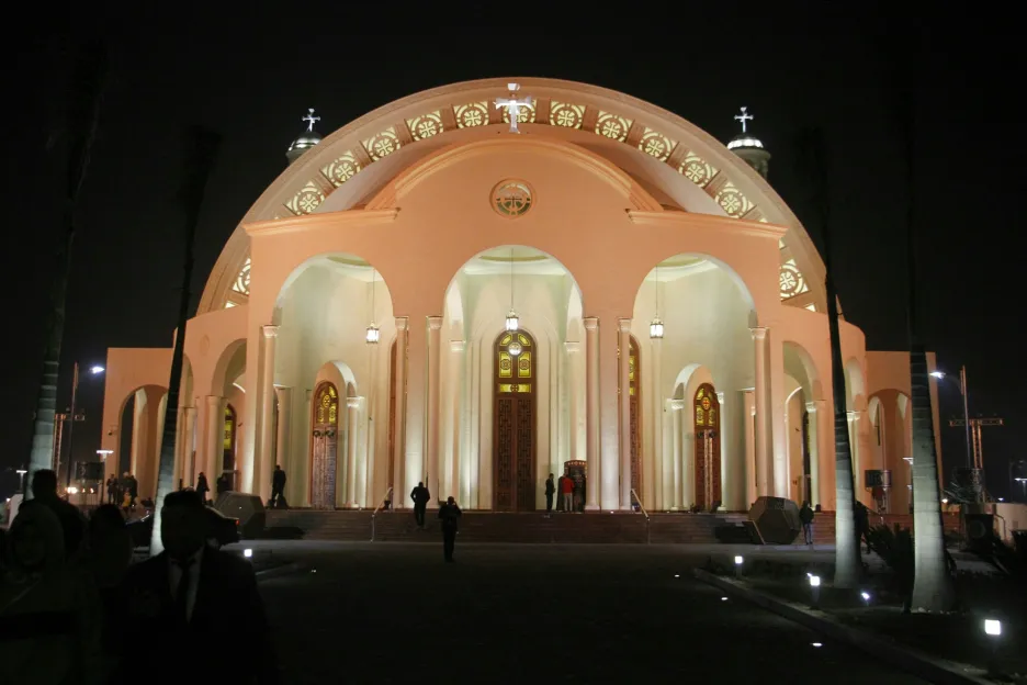 Koptský kostel v Egyptě je největší na Blízkém východě