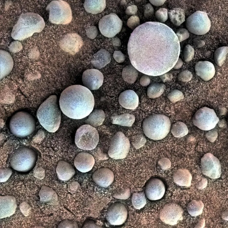Kameny na povrchu Marsu