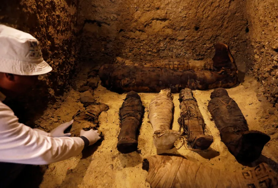 Objev 40 mumií v Egyptě