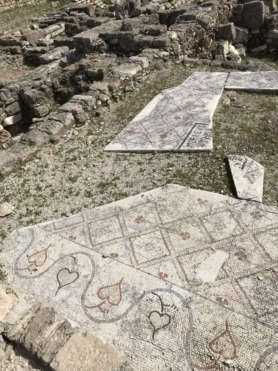 Starověké ruiny v Týru