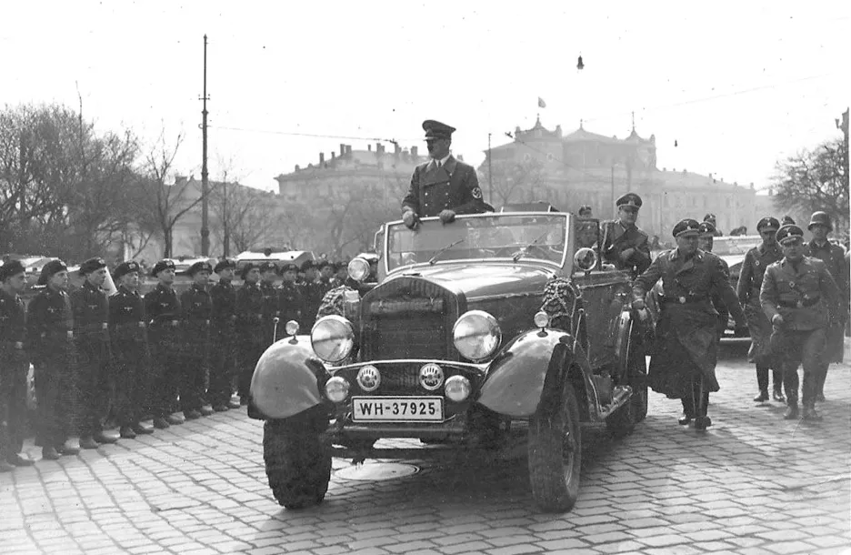 Adolf Hitler v Brně 17. března 1939