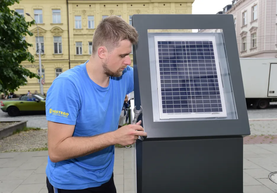 Olomouc instalovala chytré odpadkové koše