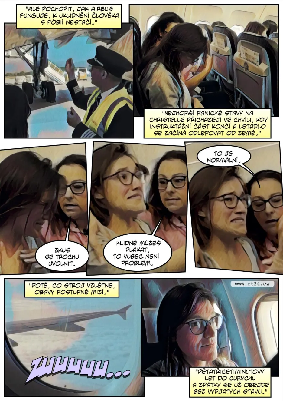 Lék na fobii z létání (komiks)