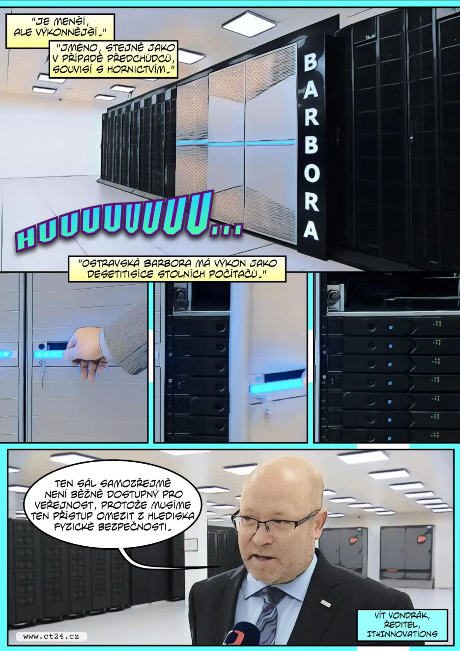 Nový superpočítač Barbora