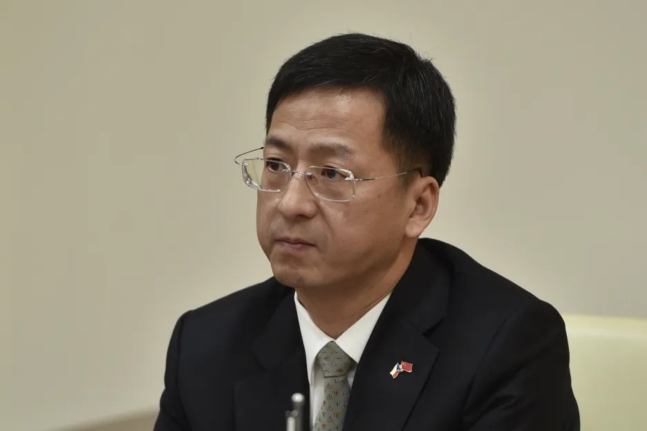 Čínský velvyslanec Čang Ťien-ming