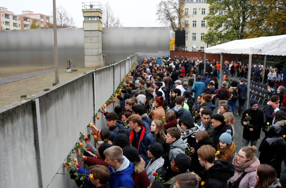 Německo si připomíná 30 let od pádu Berlínské zdi