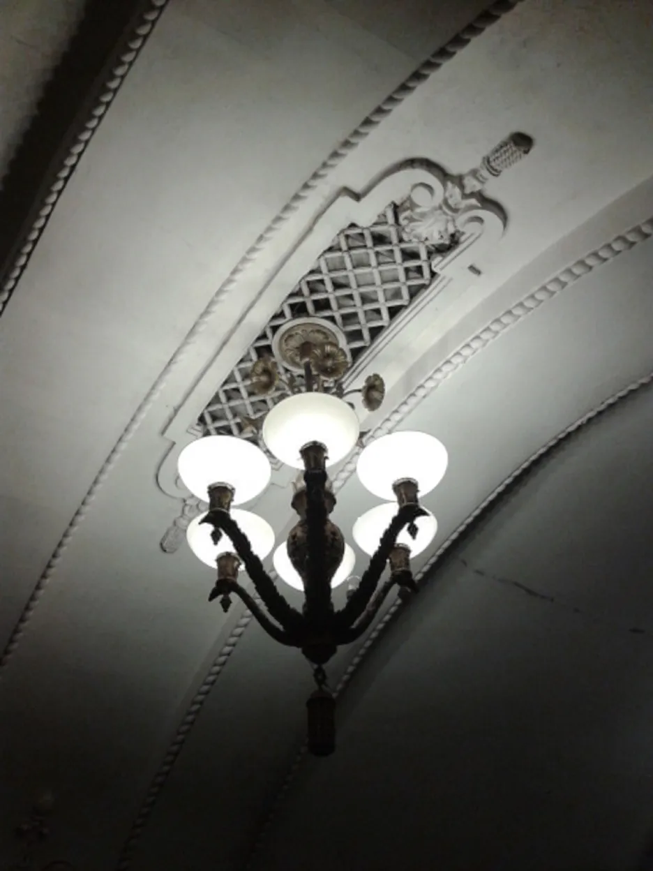 Osvětlení v moskevském metru