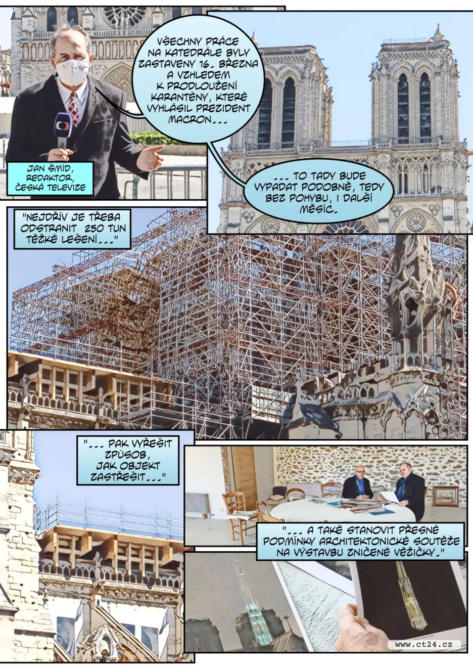 Rok od požáru Notre-Dame