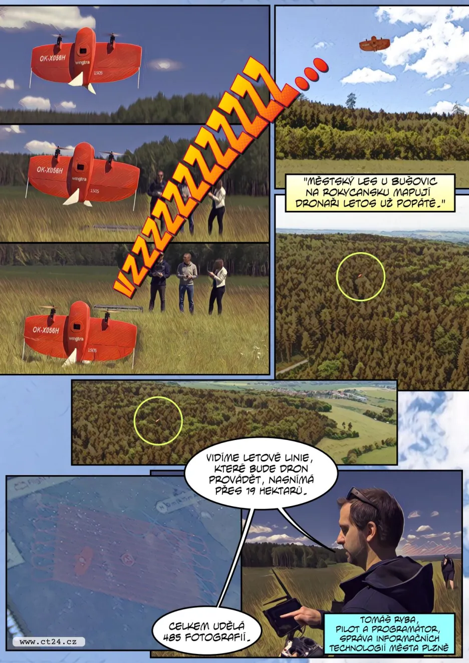 Nová metoda včasného odhalení kůrovce. Lesníkům mají pomoci drony