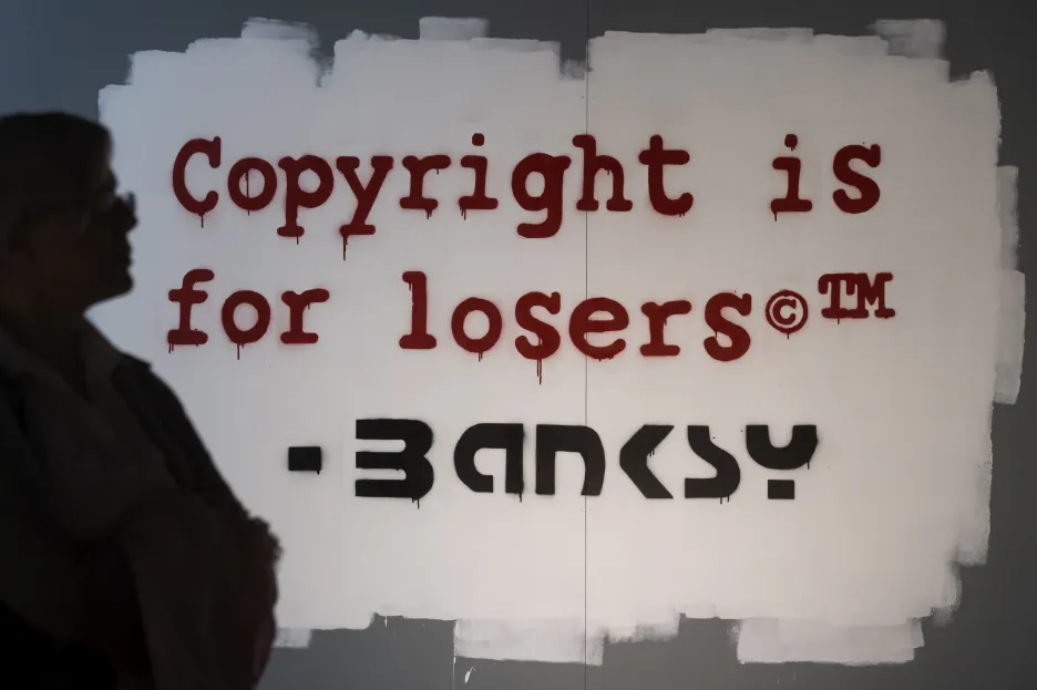 Z výstavy The World of Banksy 