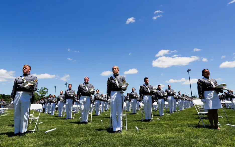 Slavnostní ukončení výcviku kadetů na Vojenské akademie Spojených států amerických známé jako West Point 
