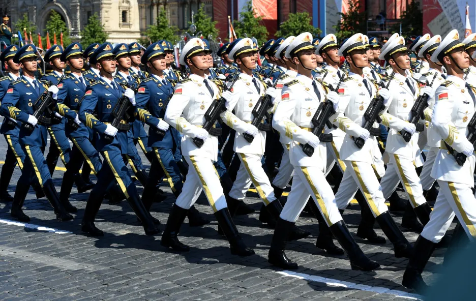 Vojenská přehlídka v Moskvě 