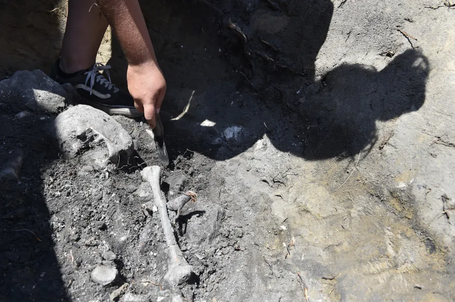 Antropologové objevili další velkomoravské hroby v Pohansku