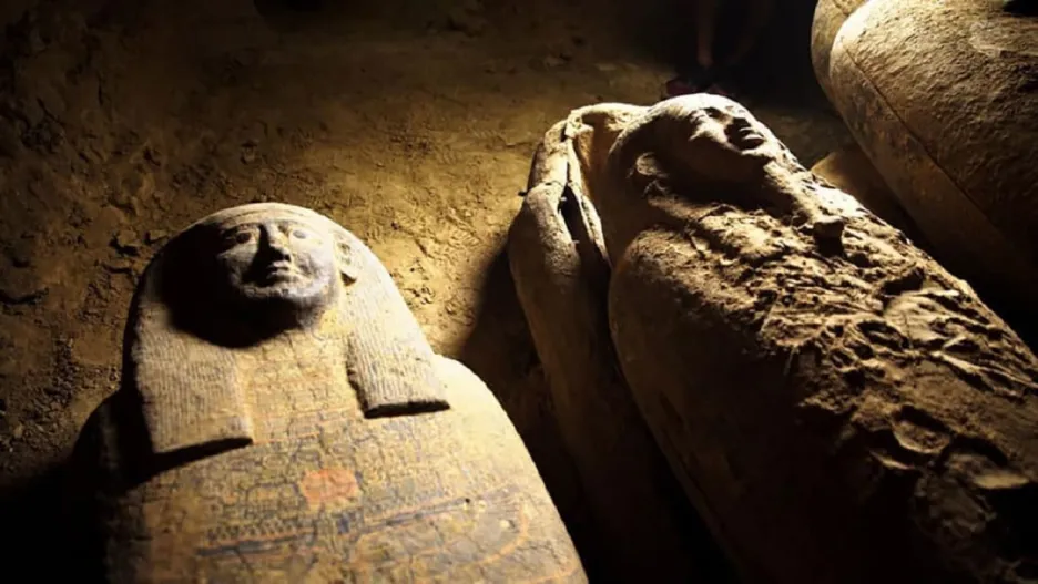 Nově objevené mumie ze Sakkáry