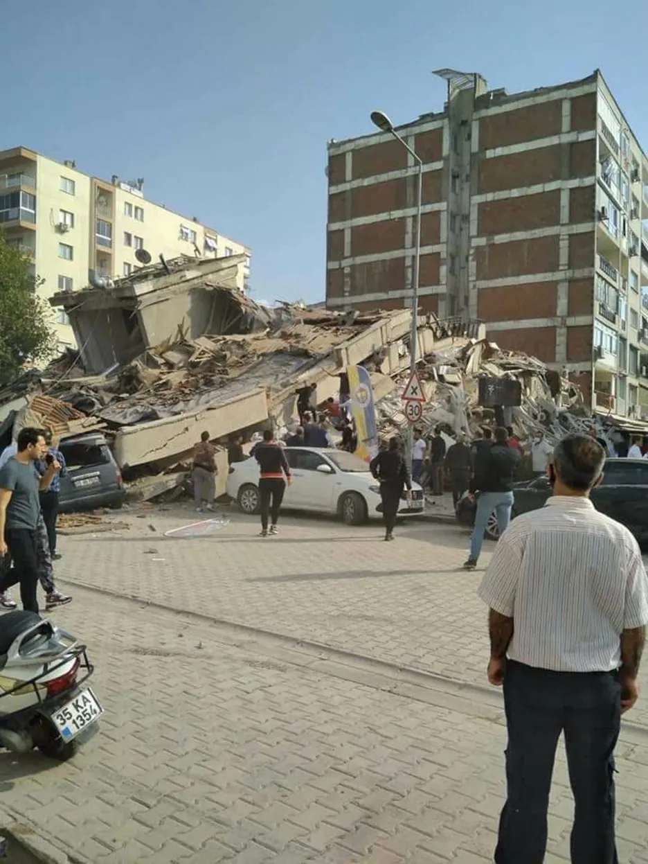 Zemětřesení v částech Řecka a Turecka