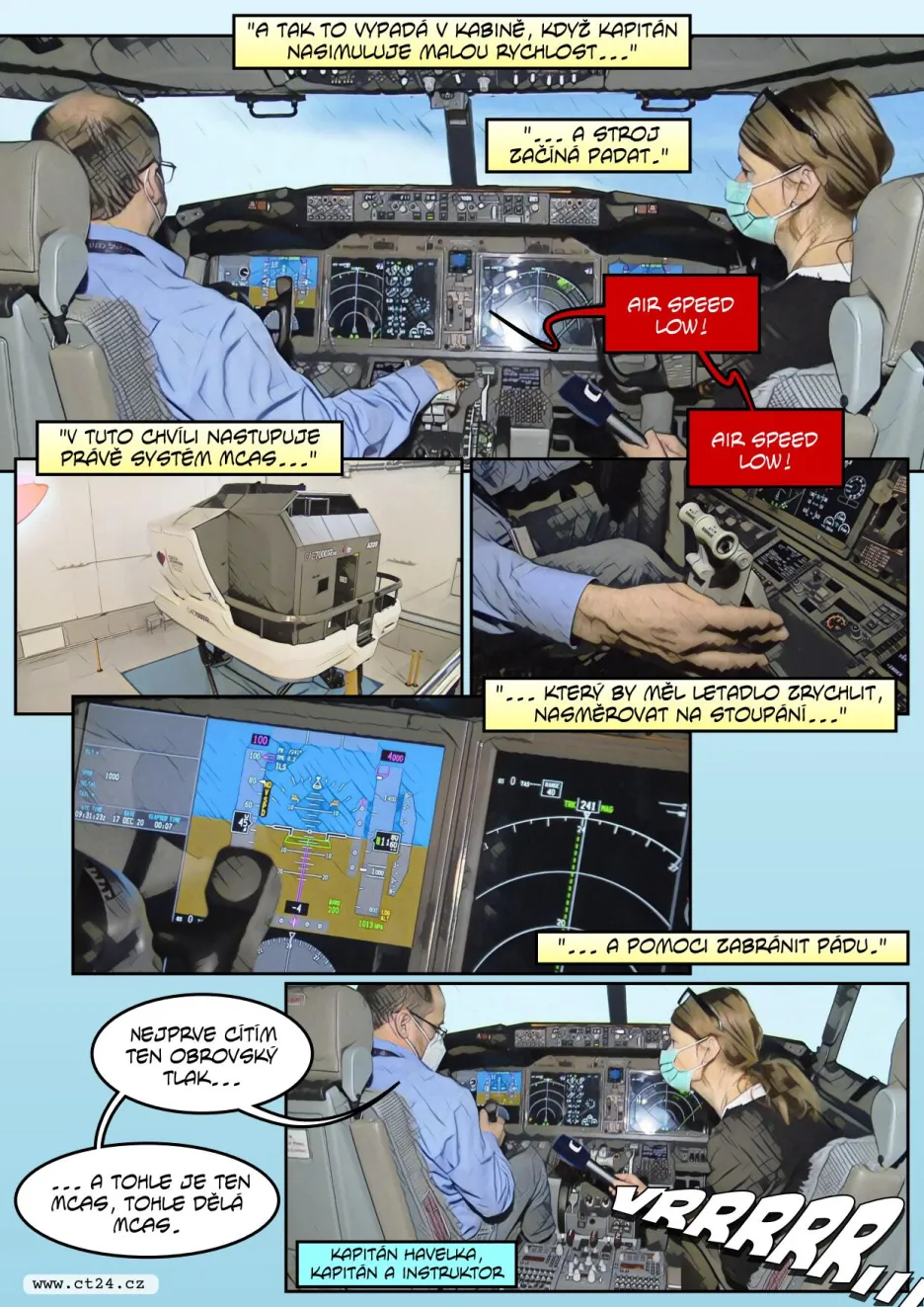 Simulátor pro výcvik pilotů