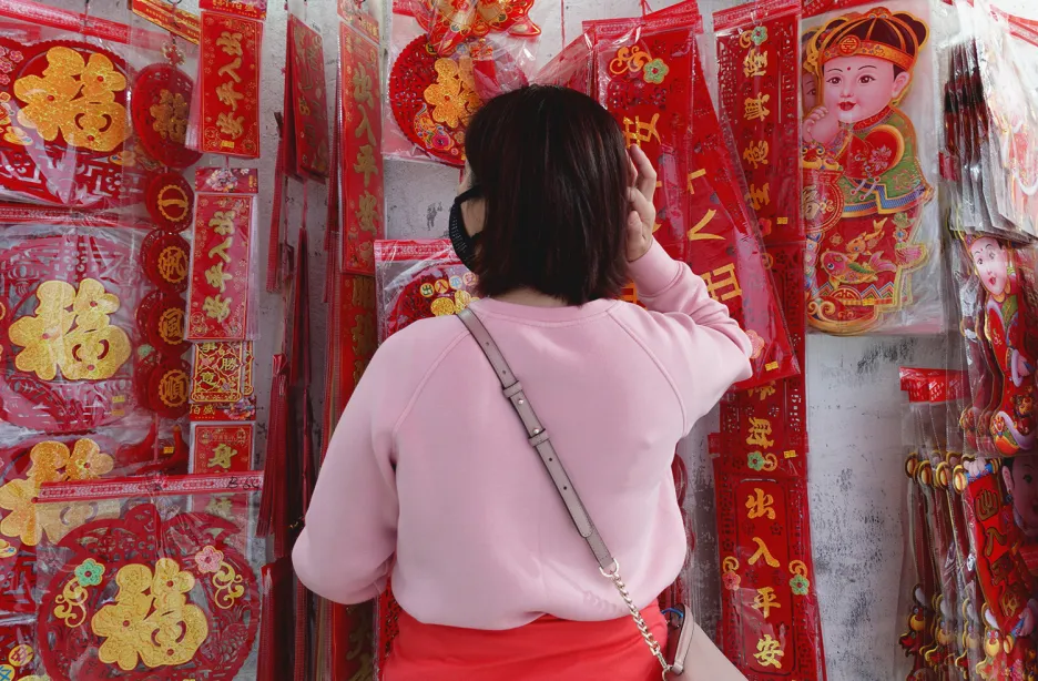 Přípravy na oslavy lunárního Nového roku v Číně 