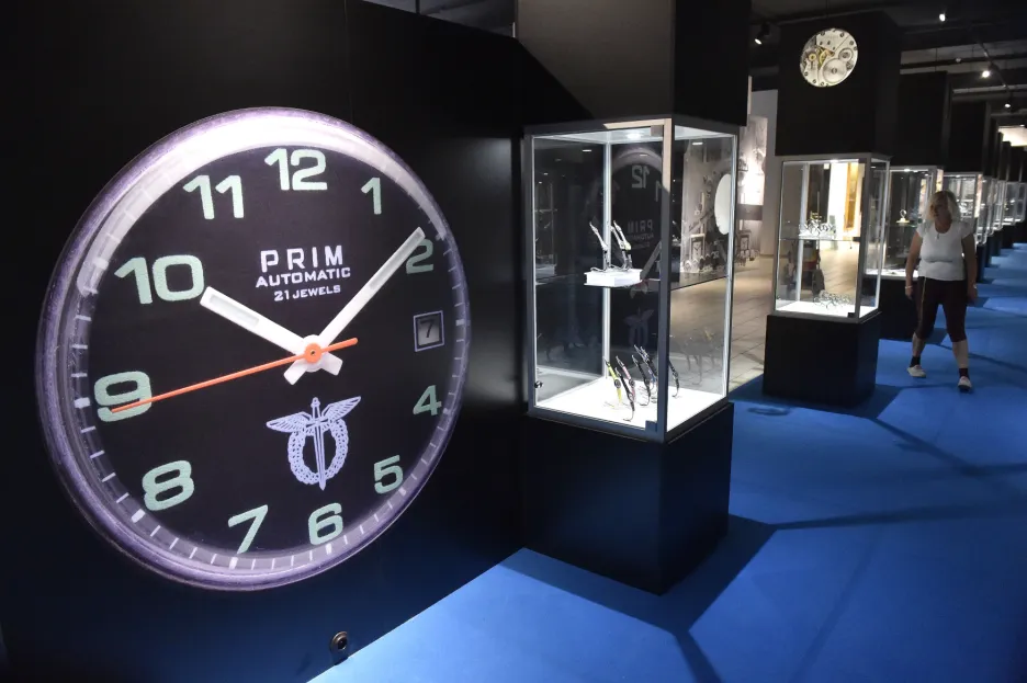 Výstava hodinek v Technickém muzeu v Brně
