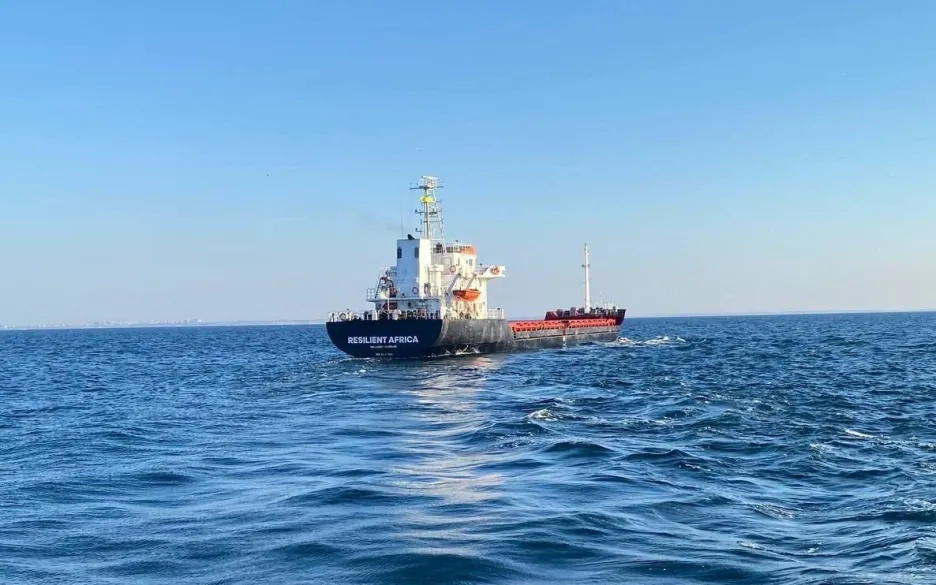 Z ukrajinského Čornomorsku vyplula loď s pšenicí, poprvé od krachu obilných dohod